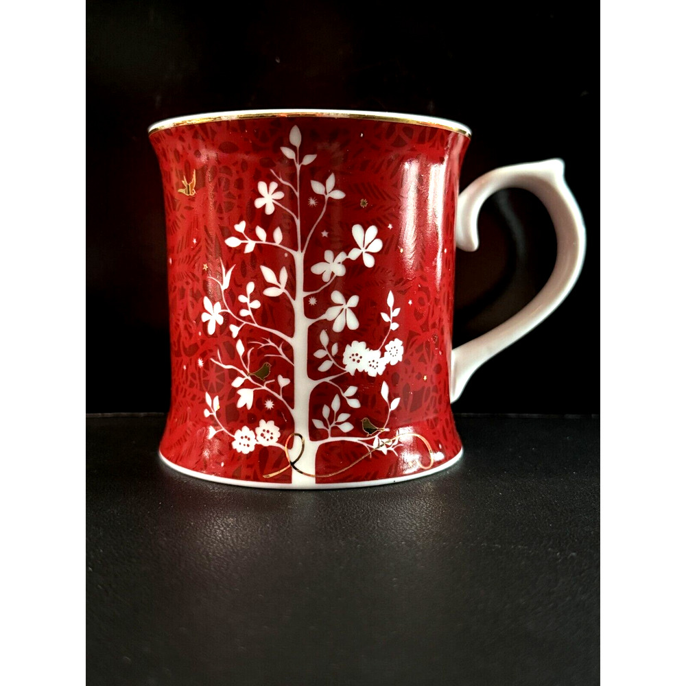 2009 Starbucks Rosanna Christmas Coffee Mug Let Your Heart Be Light Winter